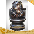casting brass wall fountain sculptures of horses for home decoration
